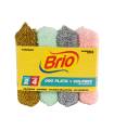 OFERTA ESPONJA BRIO ORO PLATA + COLORES PAGUE 2 LLEVE 4UDS