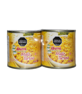 OFERTA MAIZ TIERNO ABURRA LATAx 185 GRAMOSx 2 UNIDADES