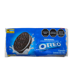 GALLETA OREO ORIGINAL PAQUETEx10 UNIDADESx540 GRAMOS