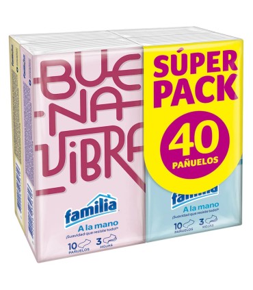 OFERTA PAÑUELO FAMILIA PACK X 40