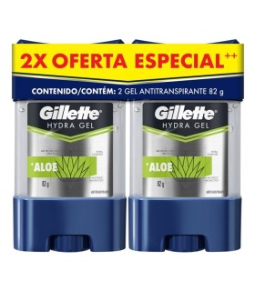 OFERTA DESODORANTE GILLETTE HYDRA GEL ALOE 2UDS X 82GR C/U