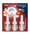 OFERTA AMBIENTADOR GLADE MANZANA Y CANELA 3 REPUESTOS X 21ML C/U