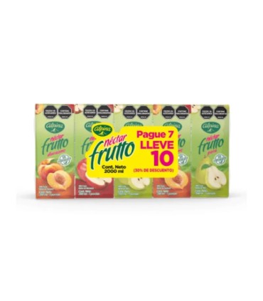 OFERTA NECTAR ALPINA FRUTTO PAGUE 7 LLEVE 10UDS X 200ML C/U
