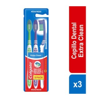 OFERTA CEPILLO COLGATE EXTCLEAN PACK X 3UDS