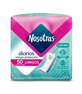 PROTECTOR NOSOTRAS DIARIO LARGO X 50UDS