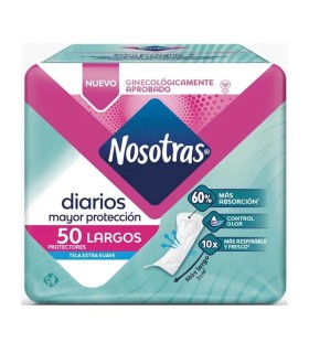 PROTECTOR NOSOTRAS DIARIO LARGO X 50UDS