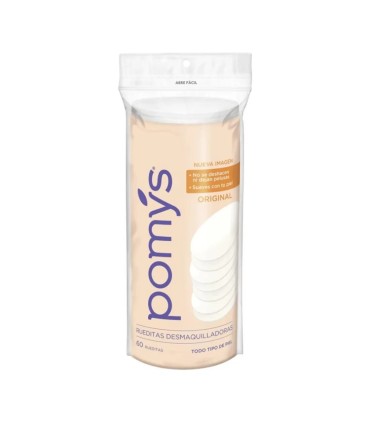 RUEDITAS DESMAQUILLADORAS POMYS X 60UDS