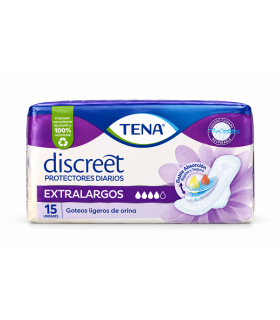 PROTECTORES DIARIOS EXTRALARGOS TENA X 15UDS