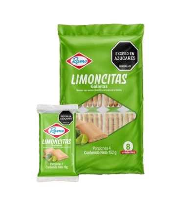 GALLETA RAMO LIMONCITAS PAQUETE X 8UDS