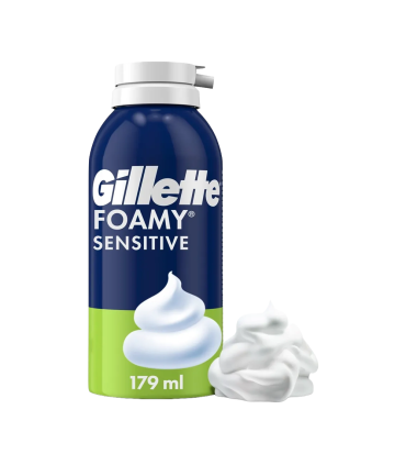 ESPUMA DE AFEITAR GILLETTE PIEL SENSIBLE x 179ML