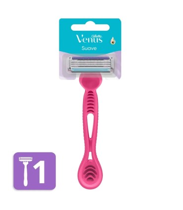 MAQUINA DE AFEITAR GILLETTE VENUS SUAVE X 1 UNIDAD