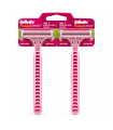 MAQUINA DE AFEITAR GILLETTE PRESTOBARBA ULTRAGRIP MUJER 2 HOJAS CABEZA MOVIL X 2UDS