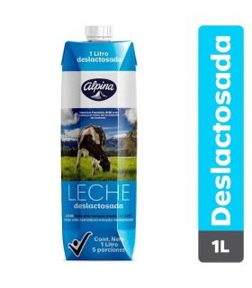 LECHE ALPINA DESLACTOSADA TETRA X 1LT