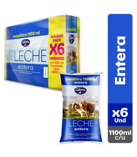 LECHE ALPINA ENTERA 6UDS x 1100ML