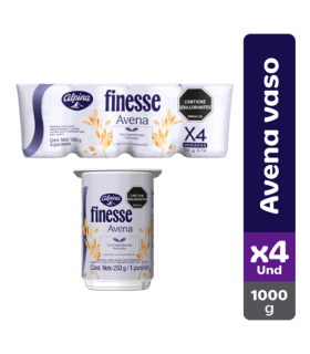 AVENA FINESSE ALPINA PACK 4UDS X 250GR
