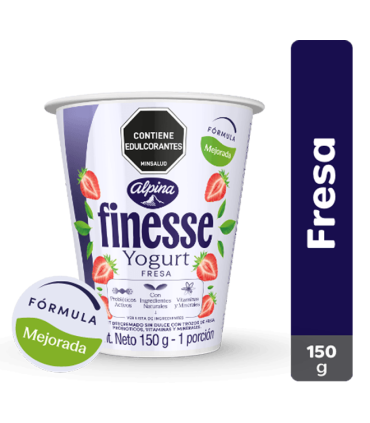 YOGURT FINESSE FRESA VASO X 180GR