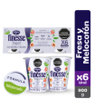 YOGURT FINESSE FRESA Y MELOCOTÓN 6UDS X 150GR
