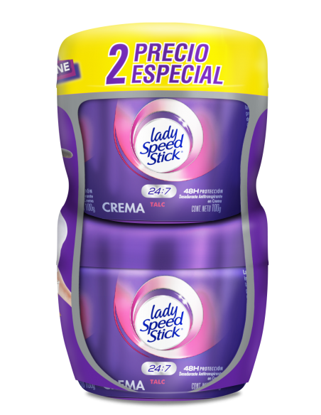 OF DESODORANTE LADY SS TALCO 2CRx100