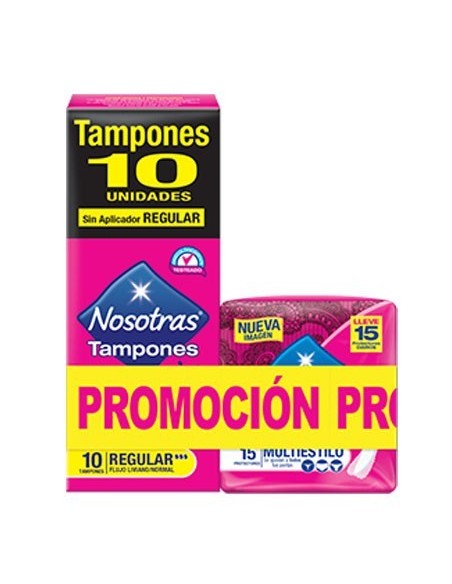 OF TAMPONES NOSOTRAS REGULx10U+PROTE