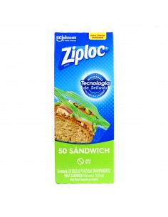 BOLSA ZIPLOC PARA  SANDWICH CAJA 50 BOLSA XUND