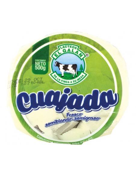CUAJADA EL GALAN  BOLSA 500 GRAMOSxUND
