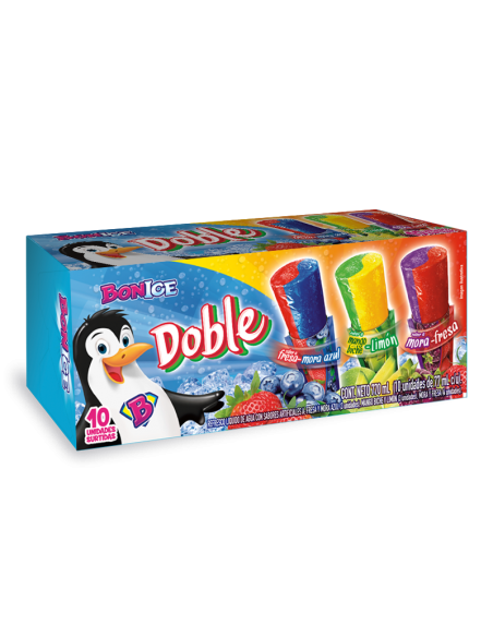 BONICE PASTEURIZADO DOBLE SABOR 10 UNIDAD