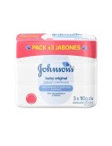 OFERTA JABON JOHNSON BABY ORIGINAL 3BARRA X110 GRAMOS P.E