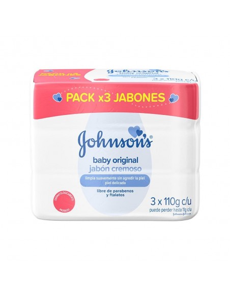 OFERTA JABON JOHNSON BABY ORIGINAL 3BARRA X110 GRAMOS P.E