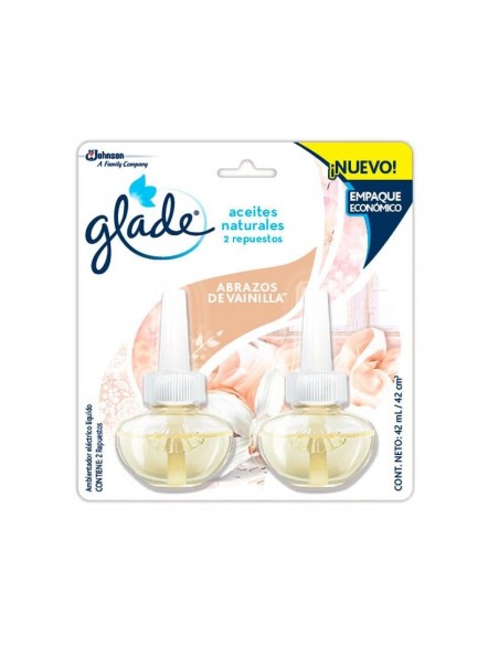AMBIENTADOR GLADE PLUG VNILL 2RPTOx42 MILILITROx