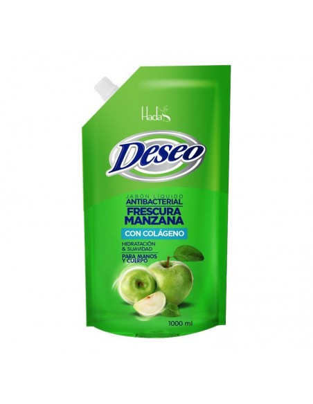 JABON LIQUIDO DESEO MZANA ANT.DOYPACK1000 MILILITROS