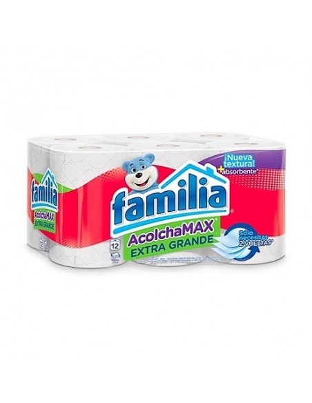 PAPEL HIGIENICO FMLIA EXTRAGRANDEx12UND