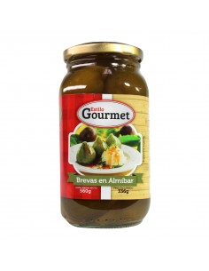 BREVAS EN ALMIBAR ESTILO GOURMET  FRASCO 560 GRAMOS