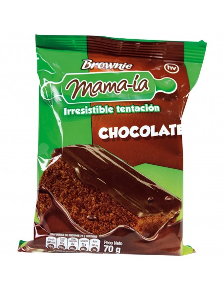 BROWNIE MAMA IA CHOCLTE  BOLSA 70 GRAMOS