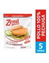 HAMBURGUESA DE POLLO APANADO ZENU BL425G x 5UND