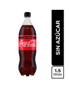 GASEOSA COCA-COLA ZERO SIN AZÚCAR BT1.5LT