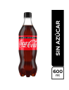 GASEOSA COCA-COLA ZERO SIN AZÚCAR BT600ML