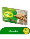 GALLETA TOSH FUSIÓN CEREAL PQ256G