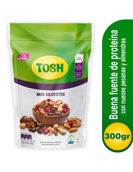 PASABOCAS TOSH MIX SILVESTRE  BOLSA 300G