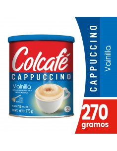 CAFE COLCAFE CAPPUCCINO VNLLA  TARRO 270 GRAMOS