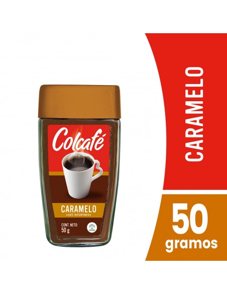 CAFE COLCAFE CARAMELO  FRASCO 50 GRAMOS