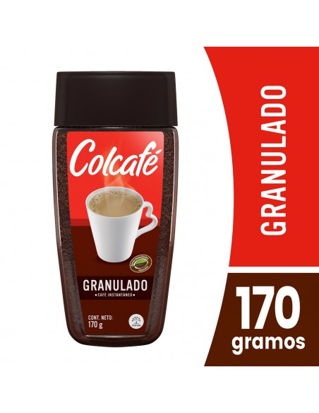CAFE COLCAFE GRANULADO  FRASCO 170 GRAMOS