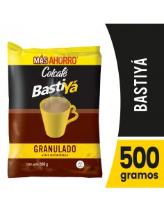 CAFE BASTIYA GRANULADO  BOLSA 500 GRAMOS