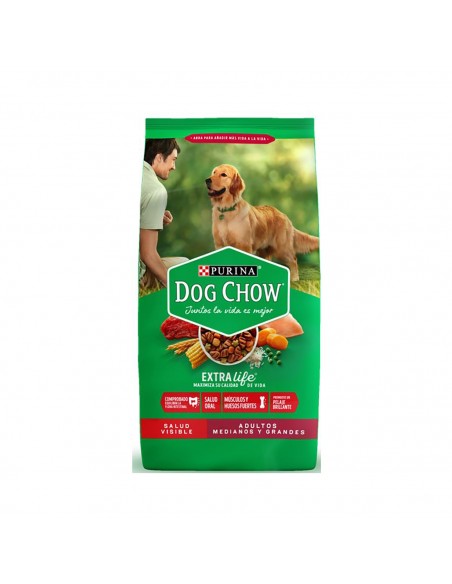 DOG CHOW ADULTO RAZAS MEDIANO GRANDES  BOLSA  2 KILO
