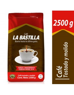 CAFE LA BASTILLA MEDIO  BOLSA 2500 GRAMOS