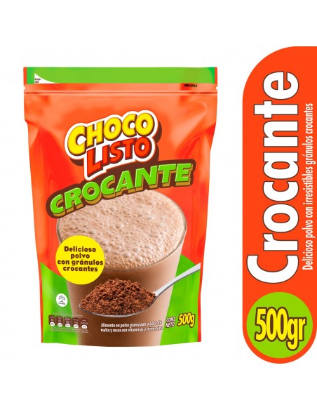 CHOCOLISTO CROCANTE  BOLSA 500 GRAMOSxUND