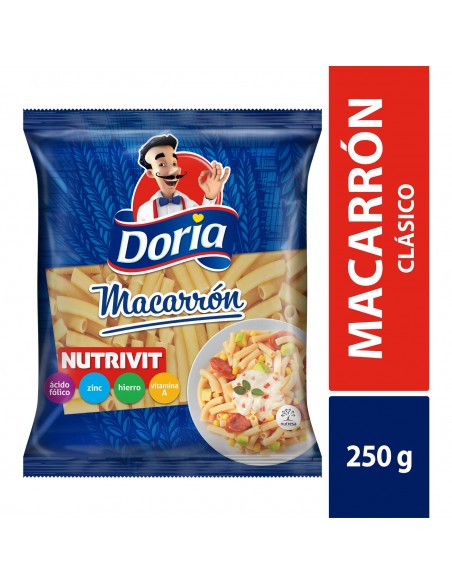 PASTA DORIA MACARRON  BOLSA 250G