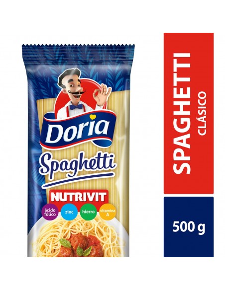 PASTA DORIA SPAGUETTI  BOLSA 500G