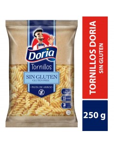 PASTA DORIA TORNILLO SIN GLUTEN  BOLSA 250 GRAMOS