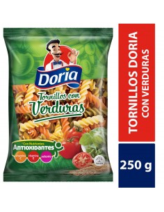 PASTA DORIA TORNILLO VERDURAx250 GRAMOS