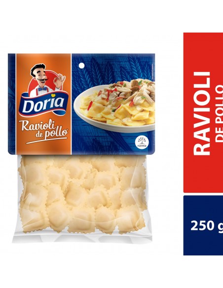 RAVIOLI DE POLLO DORIA PAQUETEx250GR